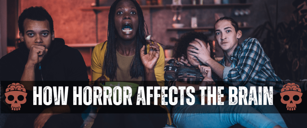 How does horror affect the brain?